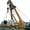 400 ton sheerleg crane barge for charter