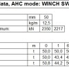 50 ton knuckleboom crane with AHC_winch data AHC mode