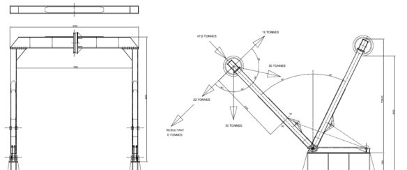 30 TON A-FRAME FOR SALE_GA DRAWING